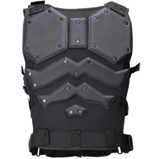 Taktischer_Oberkoerper_Panzer_Paintball_Airsoft_schwarz_ruecken-1
