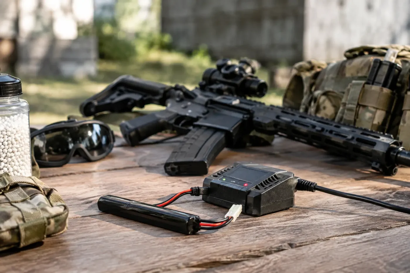Airsoft Akku laden ohne Stress am Spieltag