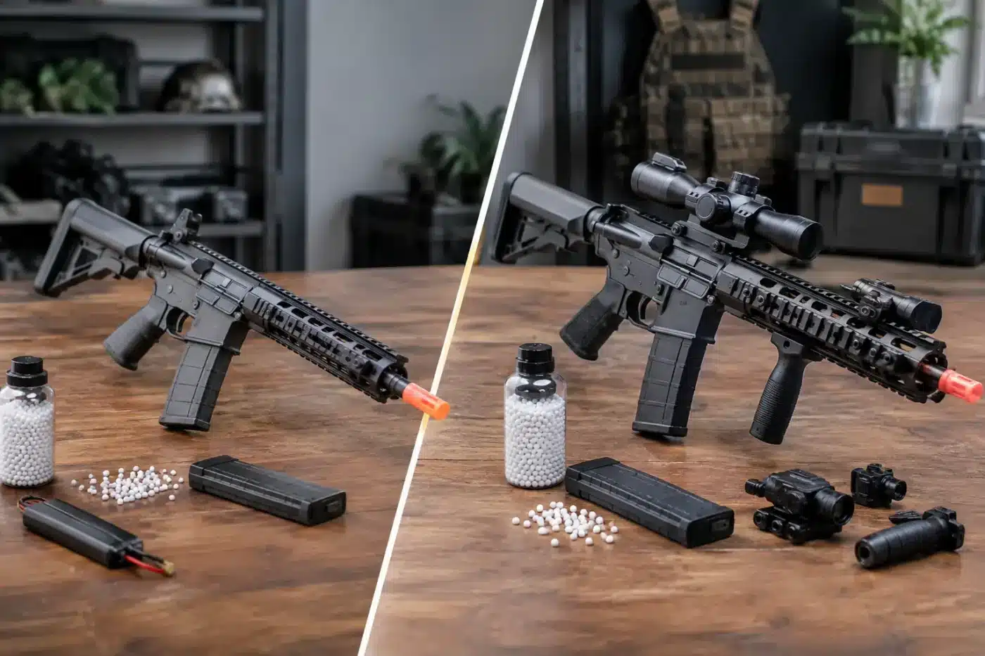 Airsoft-Tuning: Vorher-Nachher-Beispiel erklärt